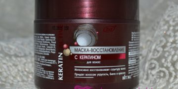 Маска-восстановление с кератином для волос