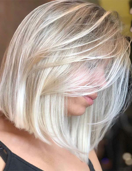 Unique Blonde Hair Color Shades for Bob Cuts