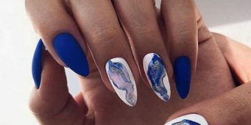 Самый красивый дизайн ногтей "Слеза единорога"