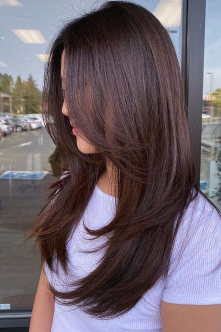 Стрижка на длинные волосы