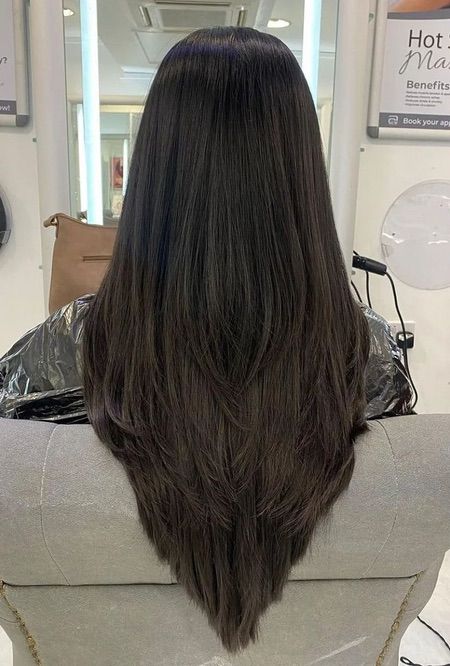 Стрижка на длинные волосы