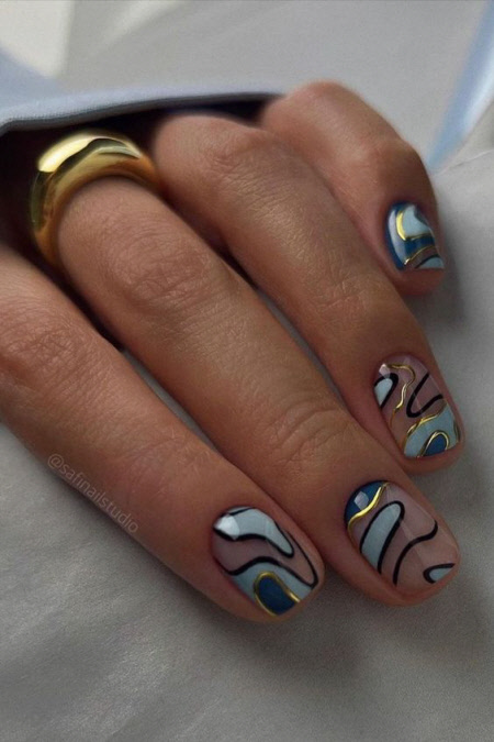Фото новинки красивого дизайна ногтей из Инстаграм