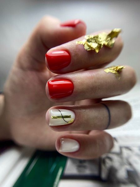 Зимний дизайн ногтей