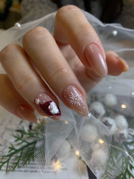 Зимний дизайн ногтей