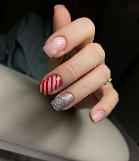 Зимний дизайн ногтей