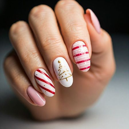 Зимний дизайн ногтей