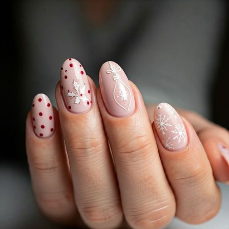 Зимний дизайн ногтей