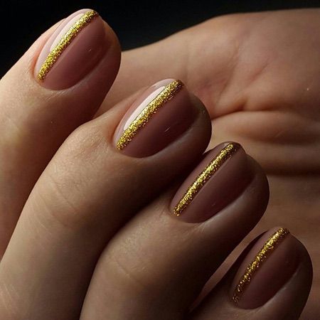 Золотой маникюр